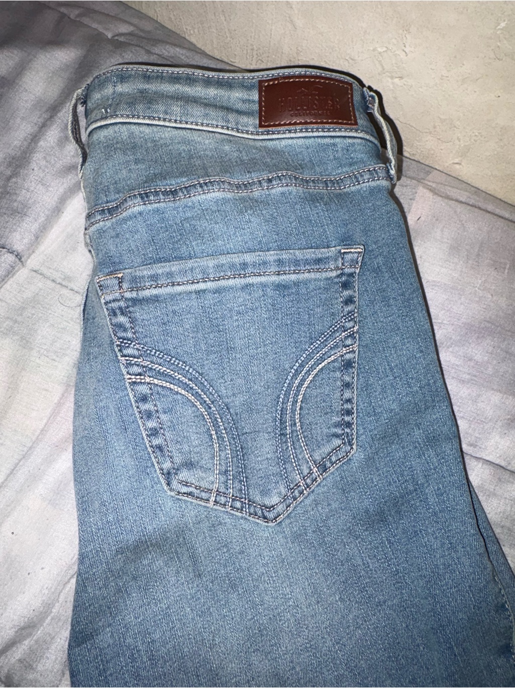 Hollister Light Blue Straight Leg Women's Jeans